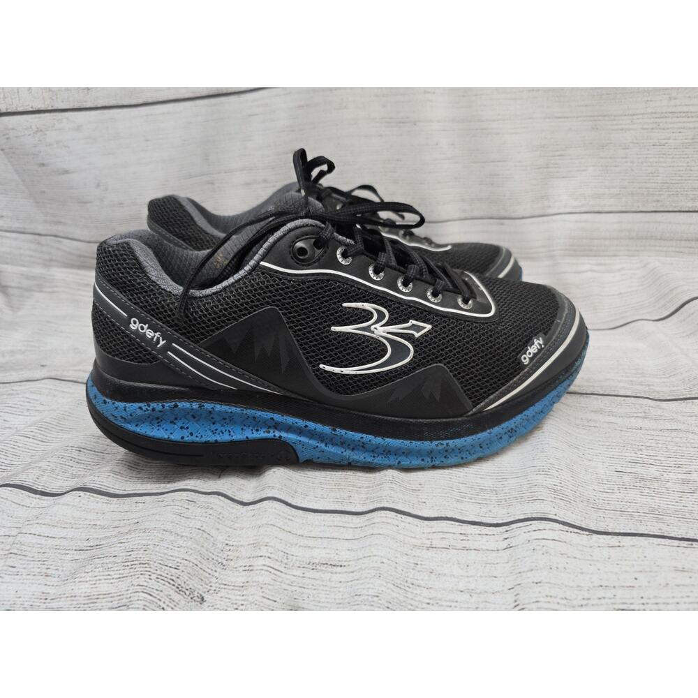 GDefy Mighty Walk Shoes Gravity Defyer Mens Size 10.5 Black Blue
